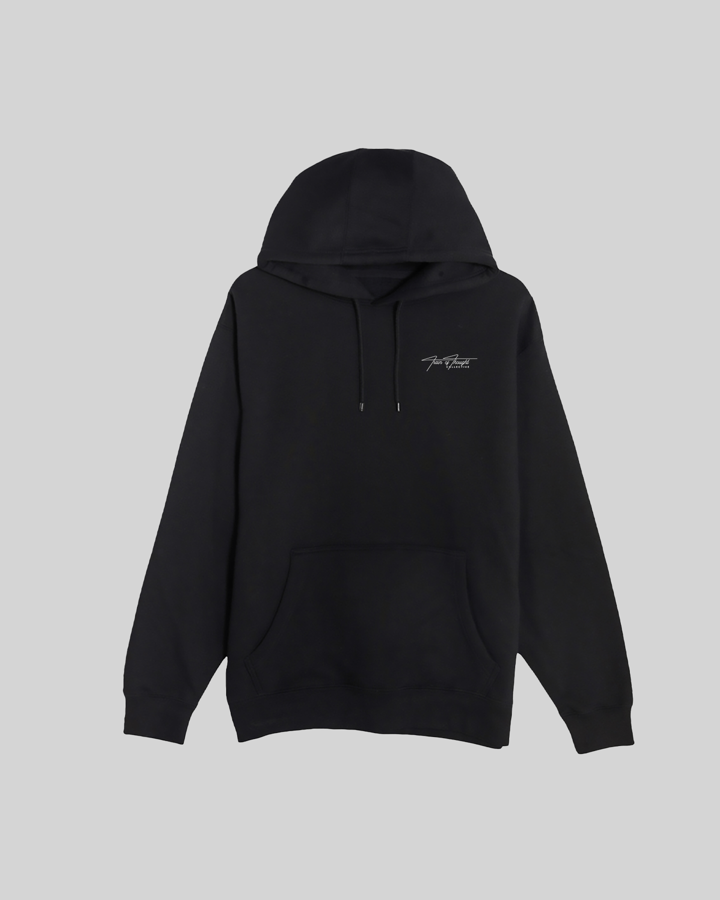 Don't Skip Black Hoodie - trainofthoughtcollective