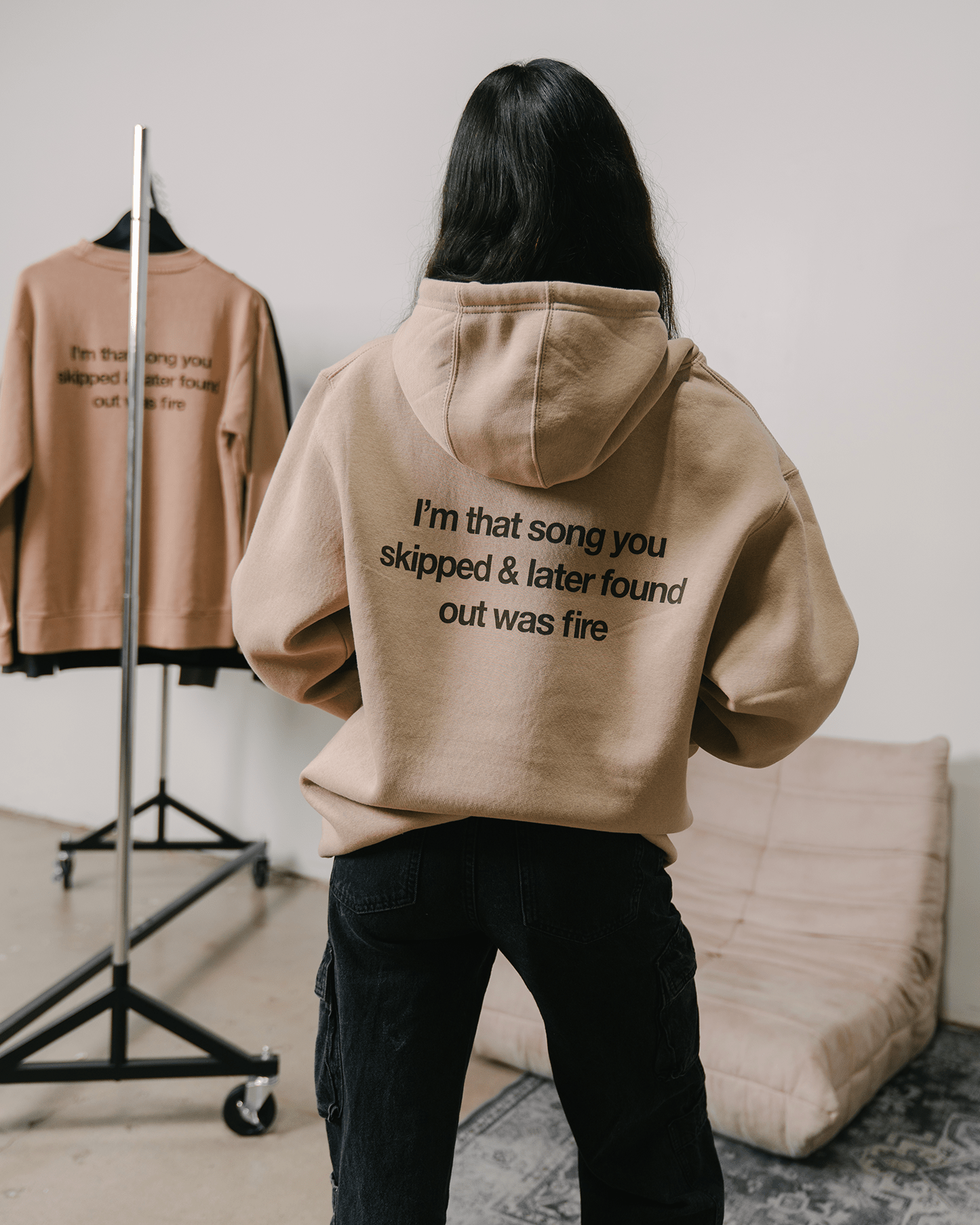 Don't Skip Mushroom Hoodie - trainofthoughtcollective