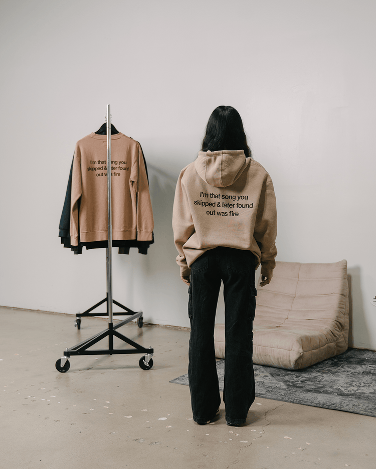 Don't Skip Mushroom Hoodie - trainofthoughtcollective