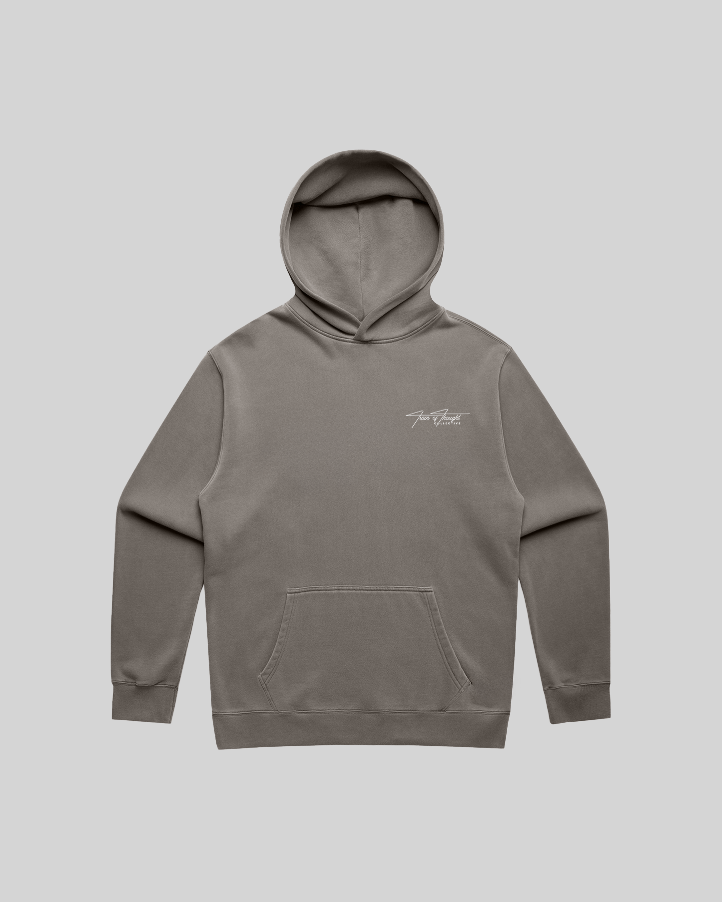Don't Skip Relaxed Grey Hoodie - trainofthoughtcollective