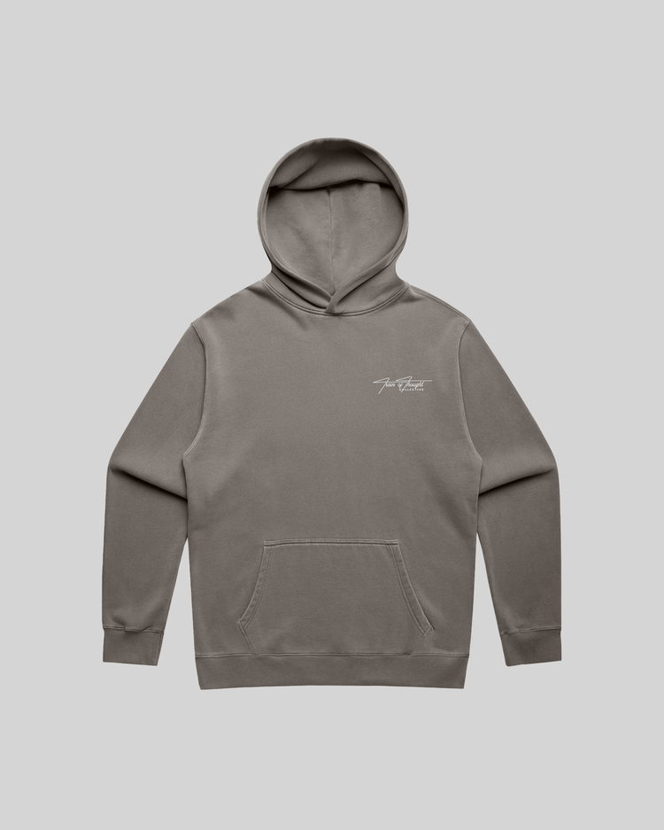 Don't Skip Relaxed Grey Hoodie - trainofthoughtcollective