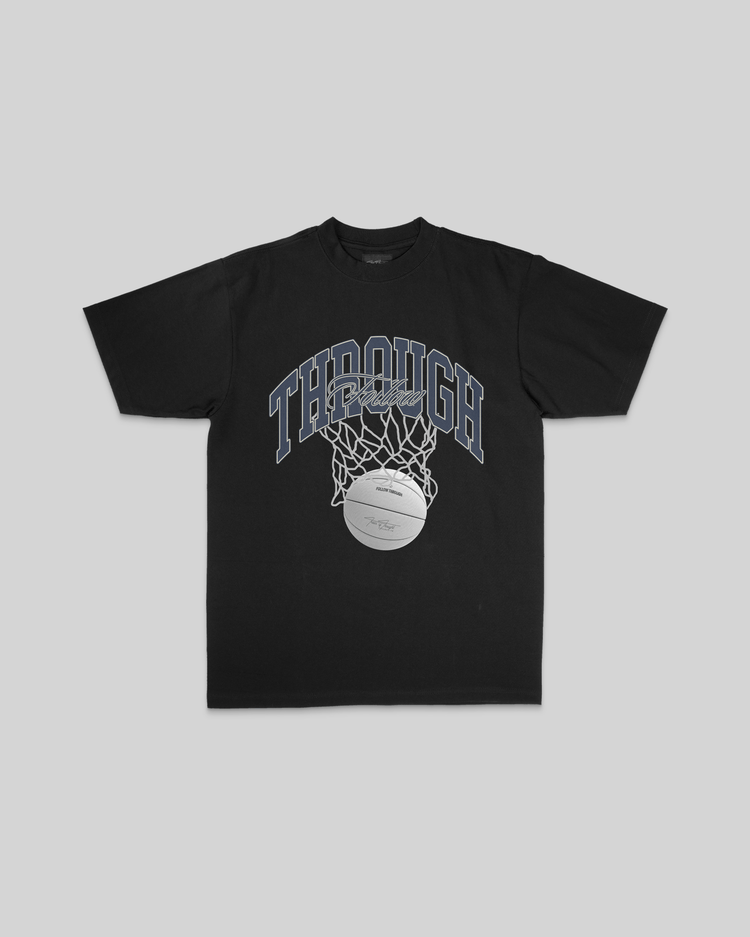 Follow Through Black Tee - trainofthoughtcollective