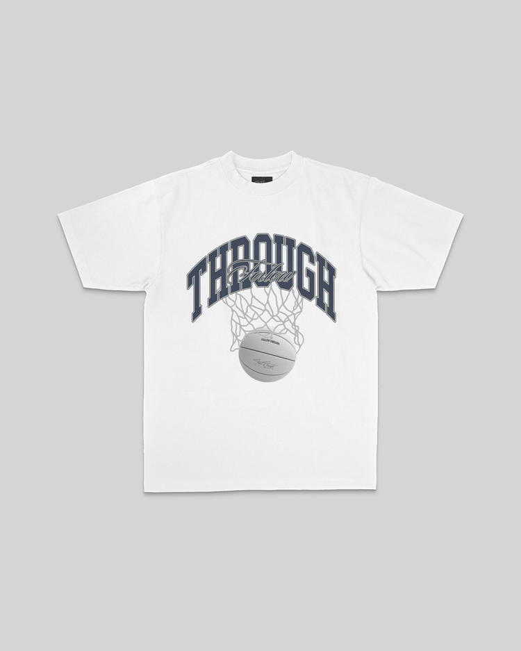 Follow Through White Tee - trainofthoughtcollective
