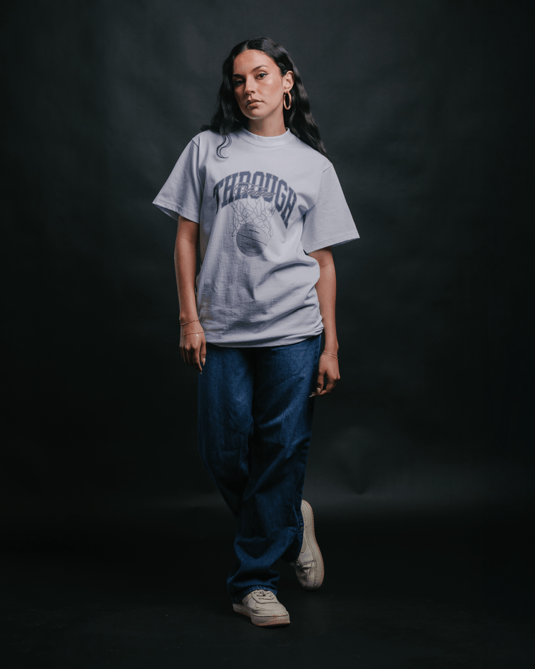 Follow Through White Tee - trainofthoughtcollective