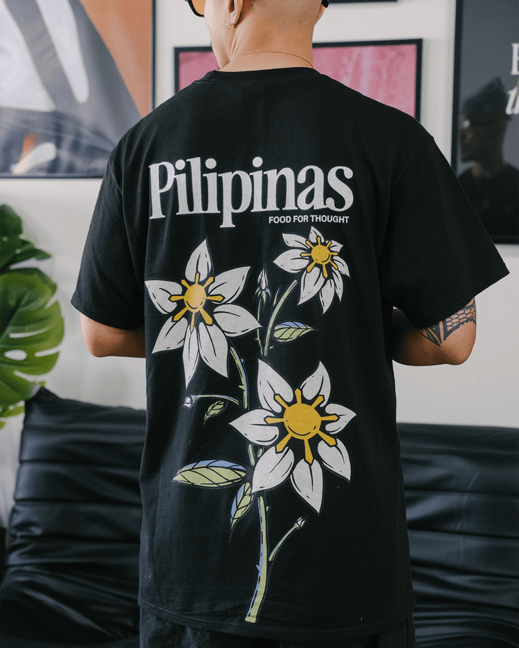 Food For Thought Tee Vol. 3 | Black Classic Tee - trainofthoughtcollective
