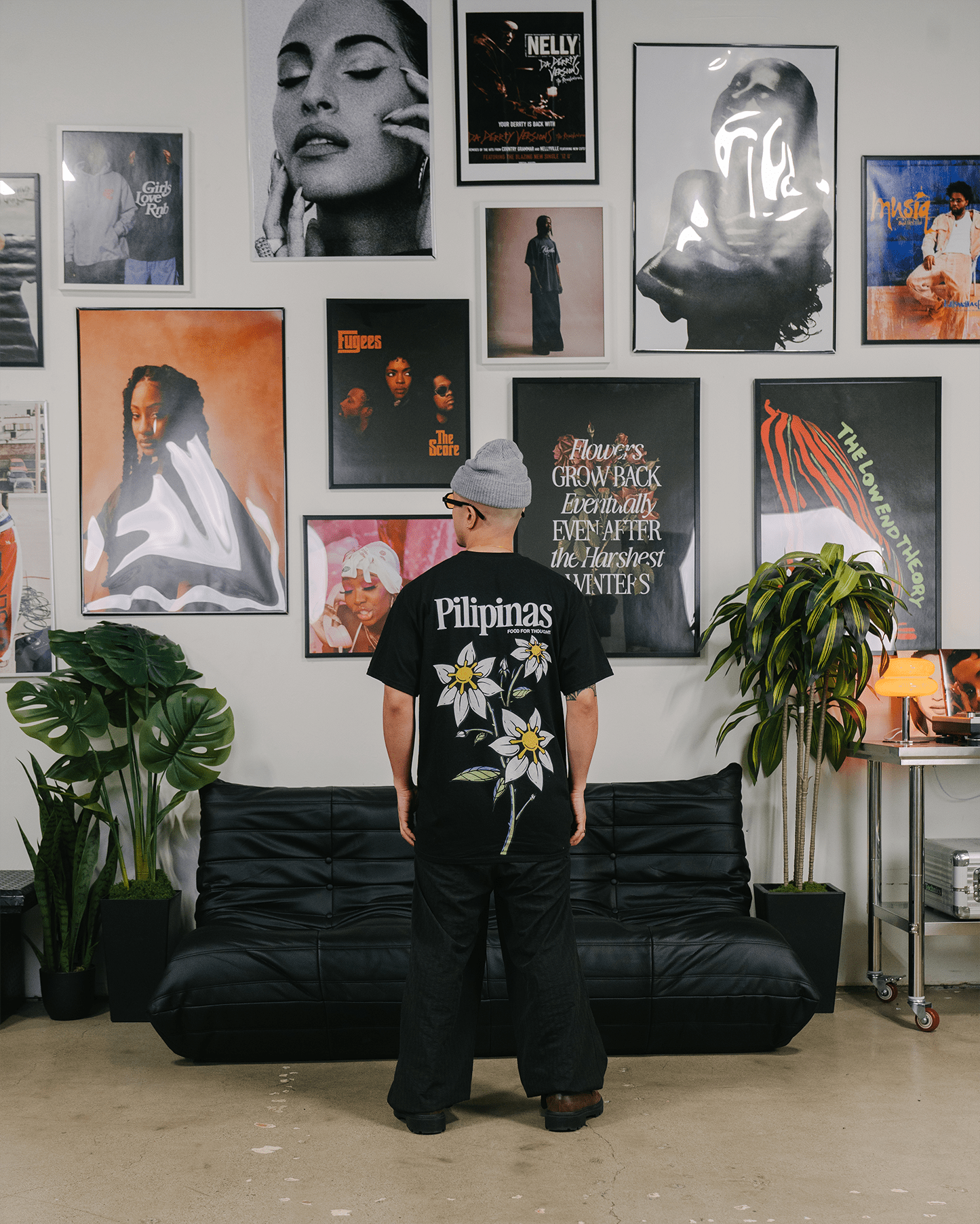 Food For Thought Tee Vol. 3 | Black Classic Tee - trainofthoughtcollective