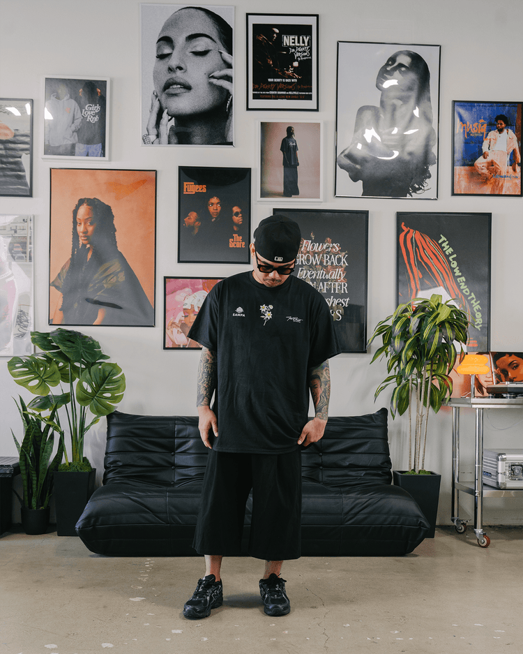 Food For Thought Tee Vol. 3 | Black Classic Tee - trainofthoughtcollective