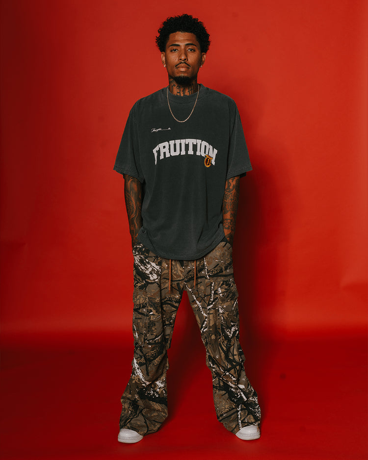 Fruition V2 Applique Oversized Shadow Tee - trainofthoughtcollective