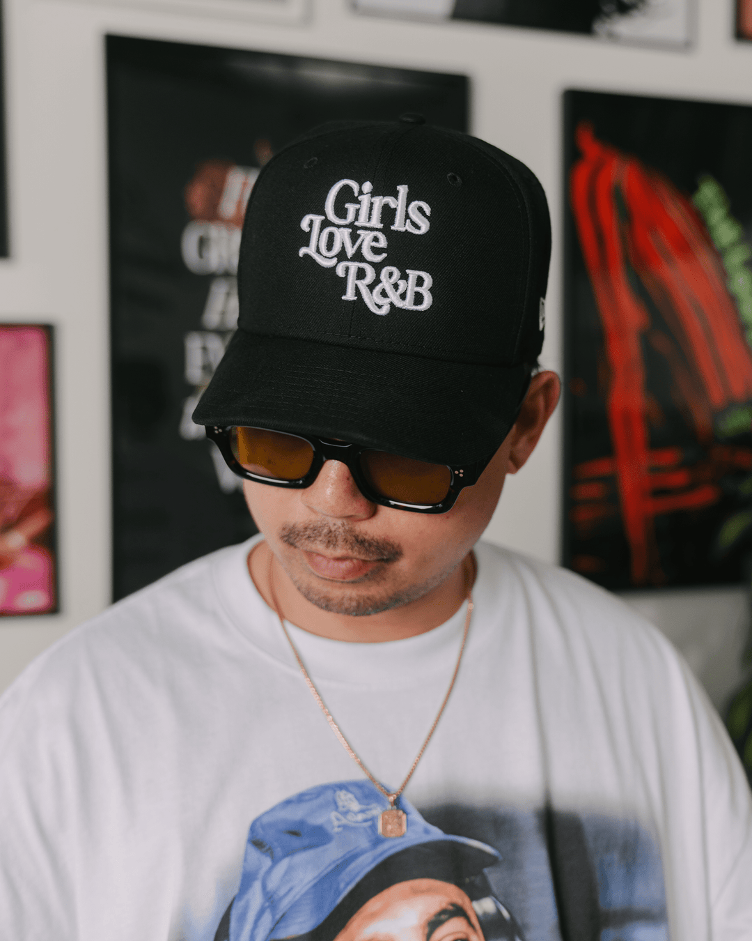 Girls Love R&amp;B | New Era Black Snapback - trainofthoughtcollective