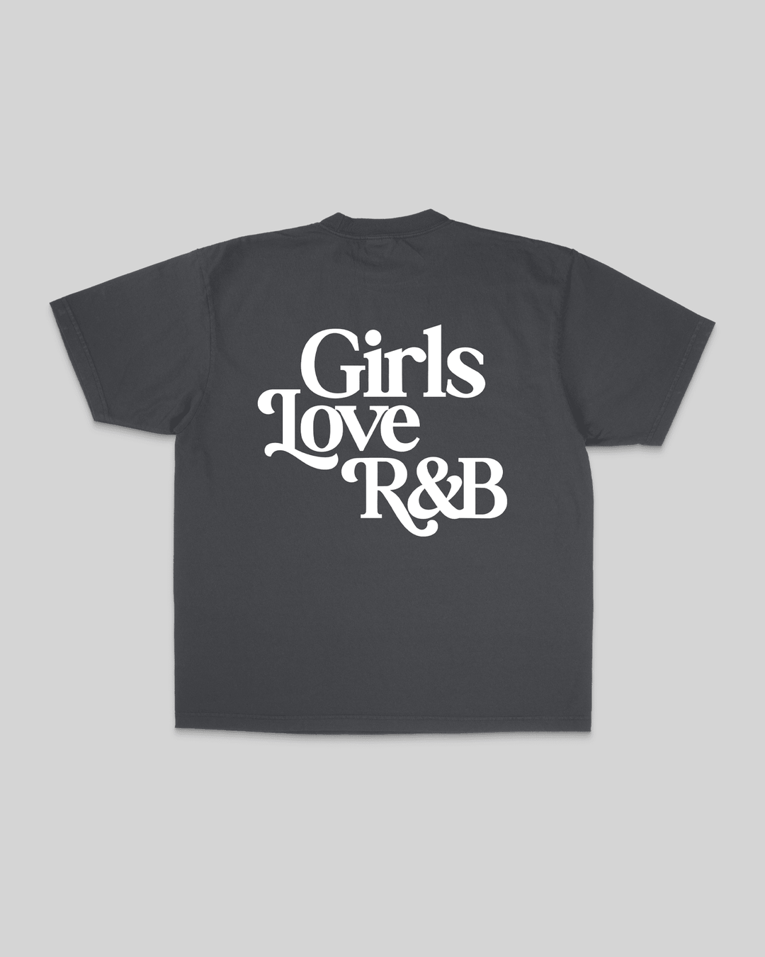 Girls Love R&amp;B V1 | Oversized Shadow Graphic Tee - trainofthoughtcollective