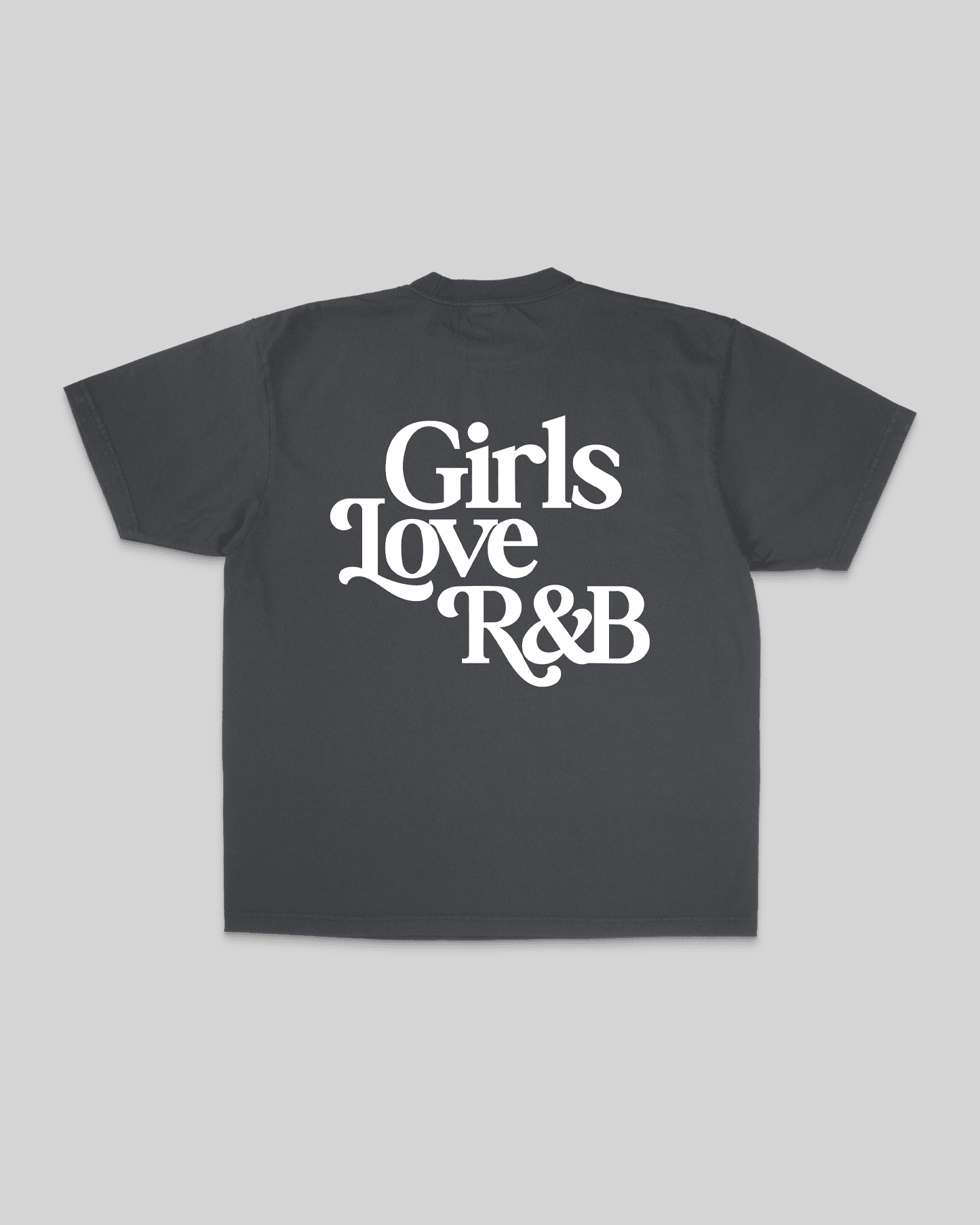 Girls Love R&B V1 | Oversized Shadow Graphic Tee - trainofthoughtcollective