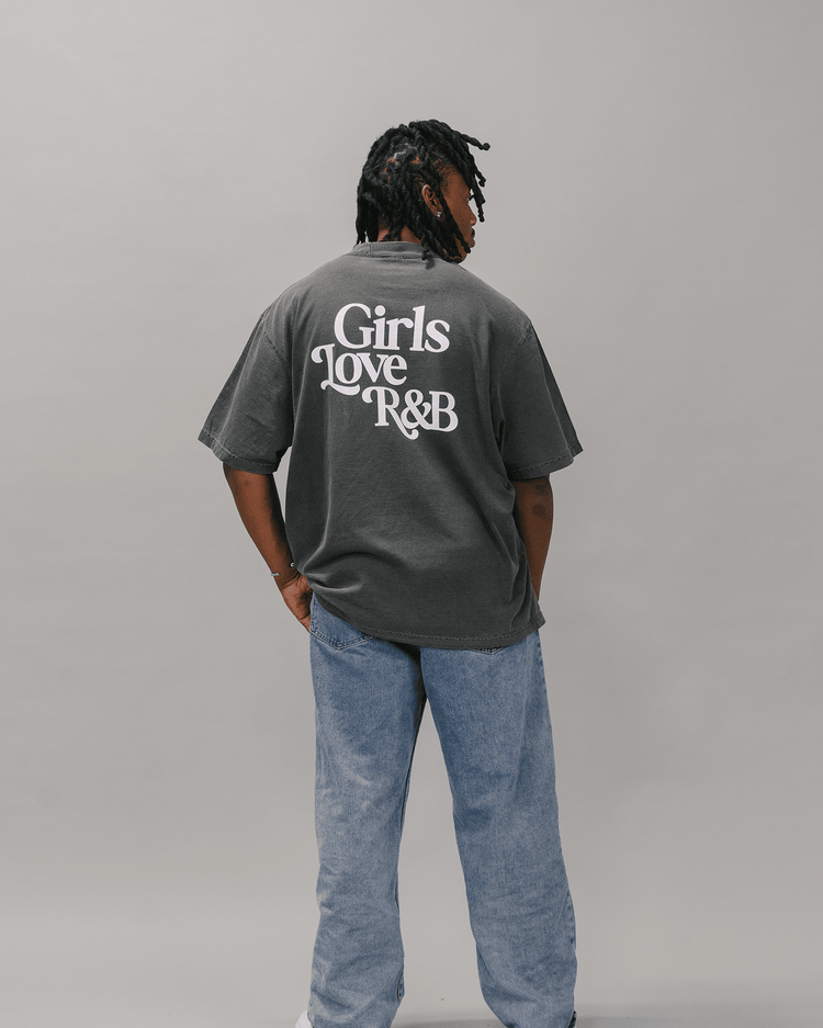 Girls Love R&B V1 | Oversized Shadow Graphic Tee - trainofthoughtcollective