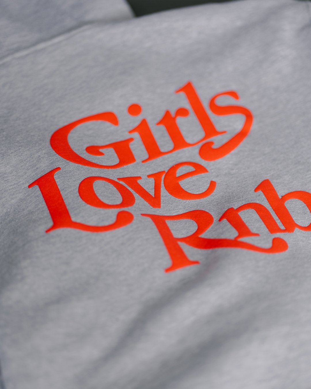 Girls Love Rnb Heather Grey Hoodie - trainofthoughtcollective