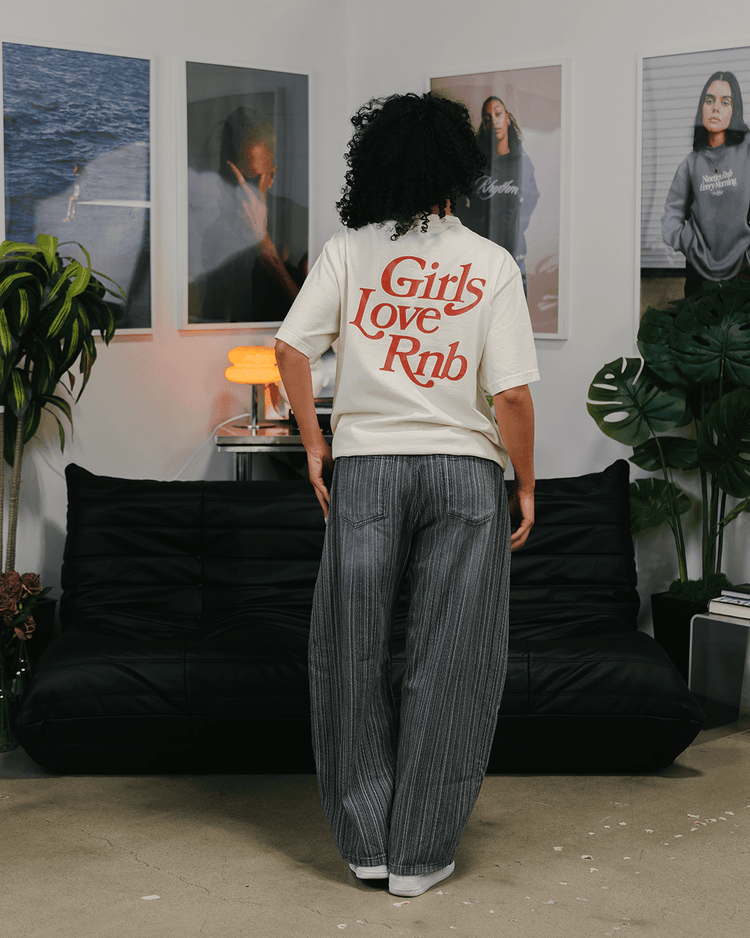 Girls Love Rnb | Oversized Graphic Tee - trainofthoughtcollective #color_cream