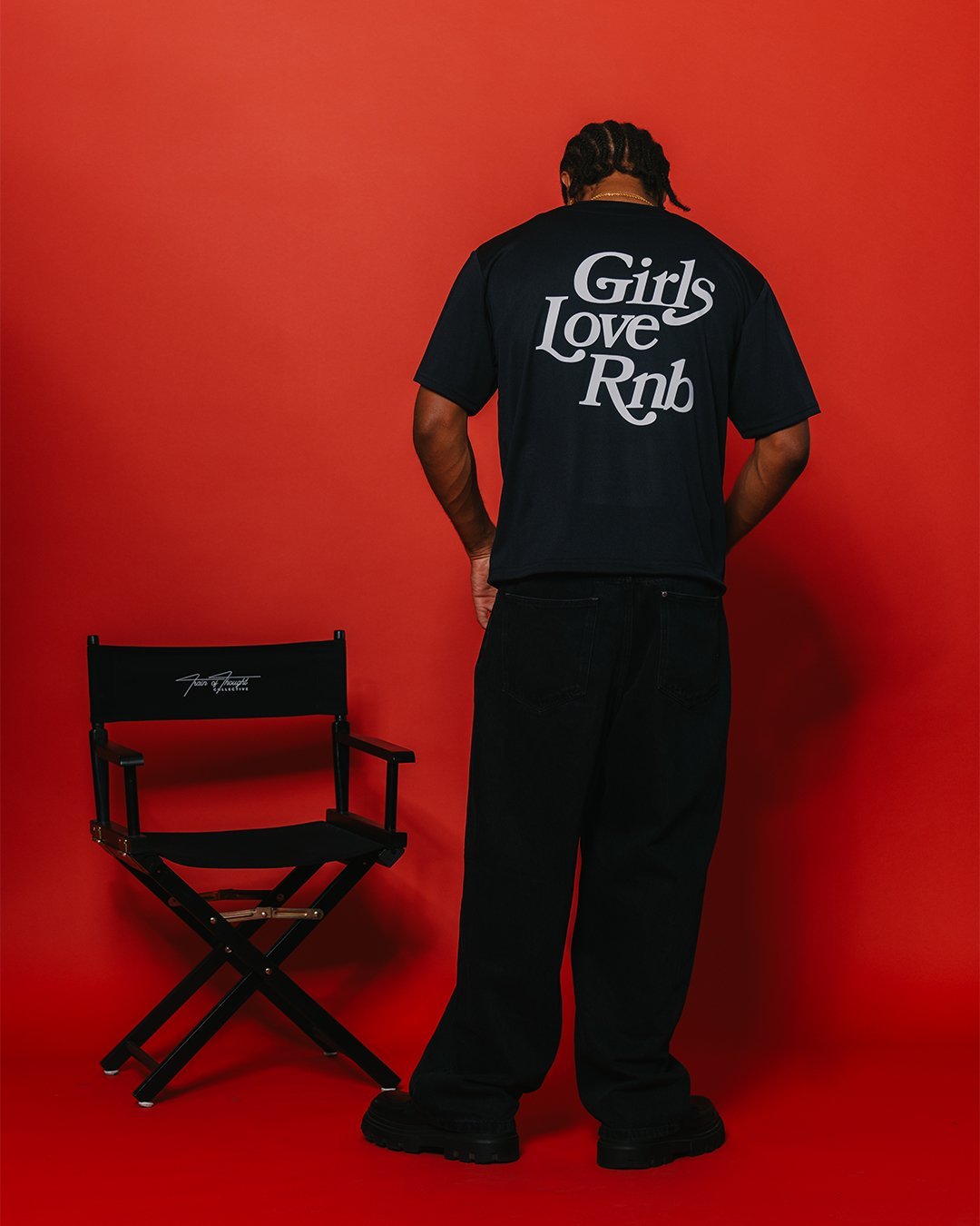 Girls Love Rnb V2 | Cropped Baseball Jersey - trainofthoughtcollective #color_black