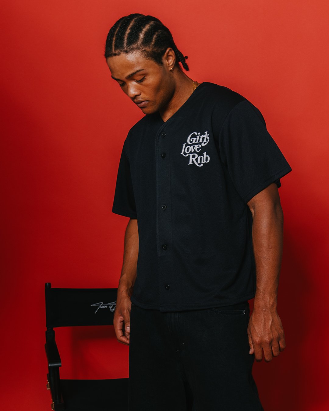Girls Love Rnb V2 | Cropped Baseball Jersey - trainofthoughtcollective 