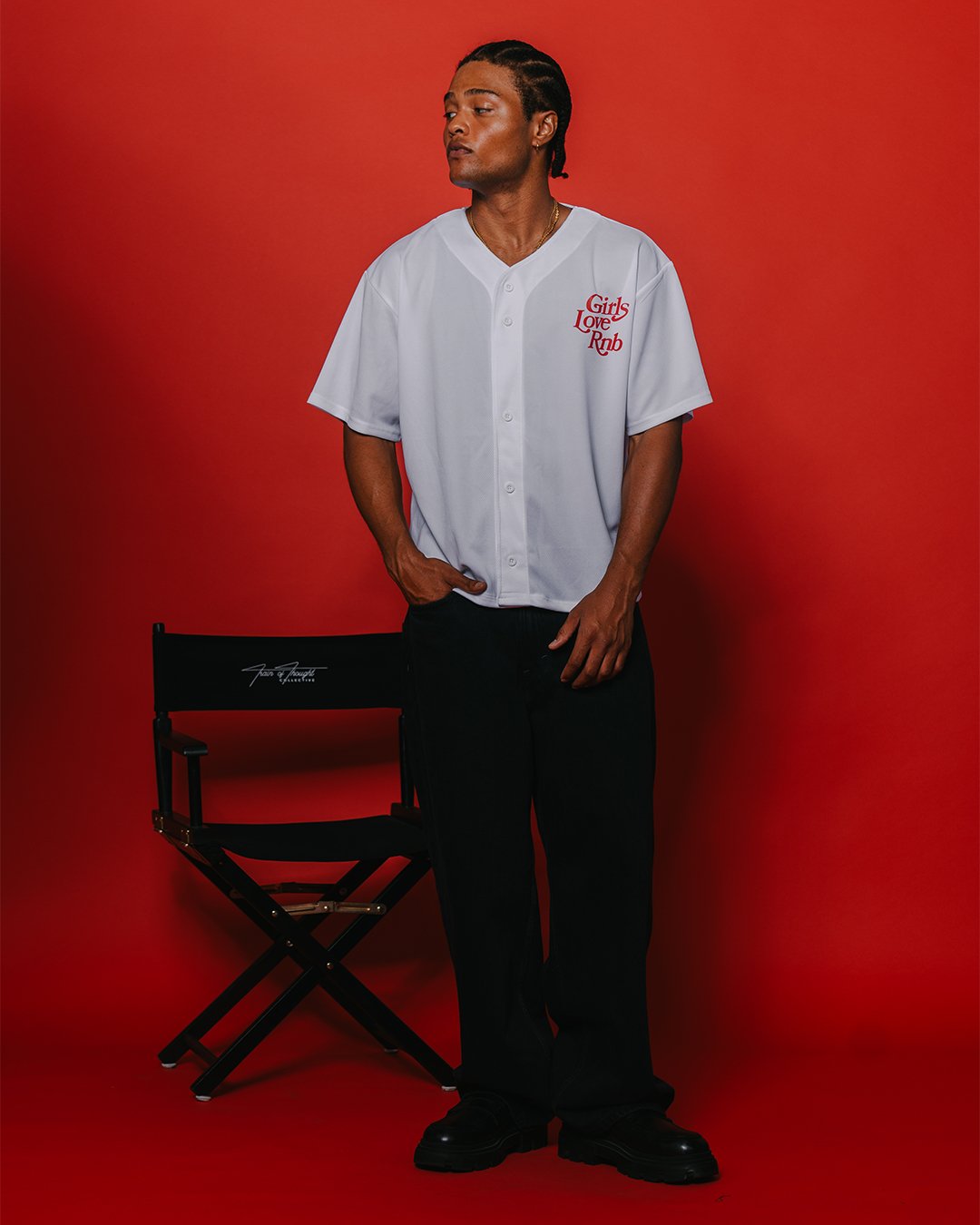 Girls Love Rnb V2 | Cropped Baseball Jersey - trainofthoughtcollective 