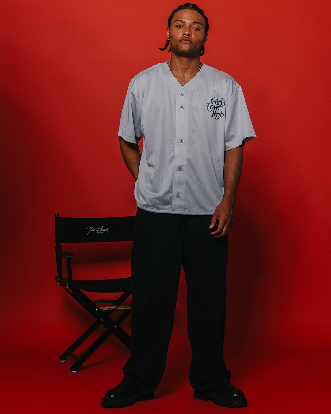Girls Love Rnb V2 | Cropped Baseball Jersey - trainofthoughtcollective 