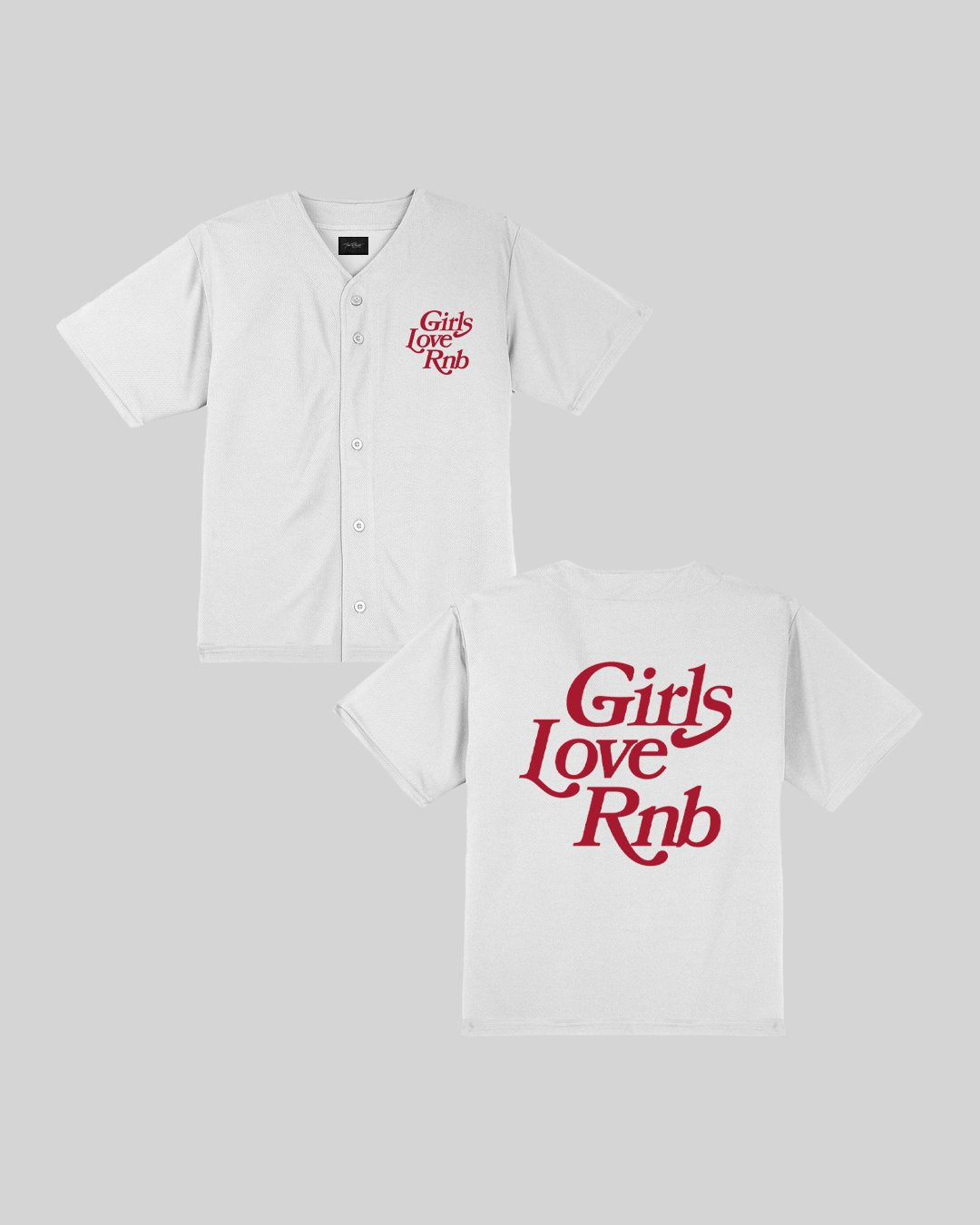 Girls Love Rnb V2 | Cropped Baseball Jersey - trainofthoughtcollective #color_white