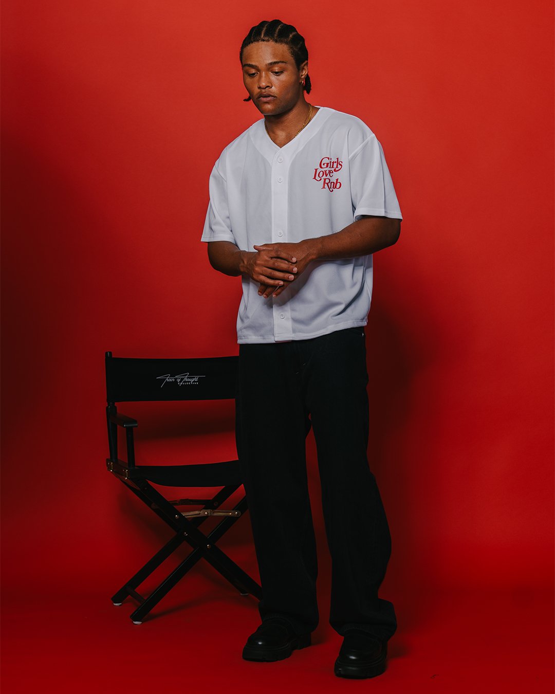 Girls Love Rnb V2 | Cropped Baseball Jersey - trainofthoughtcollective 