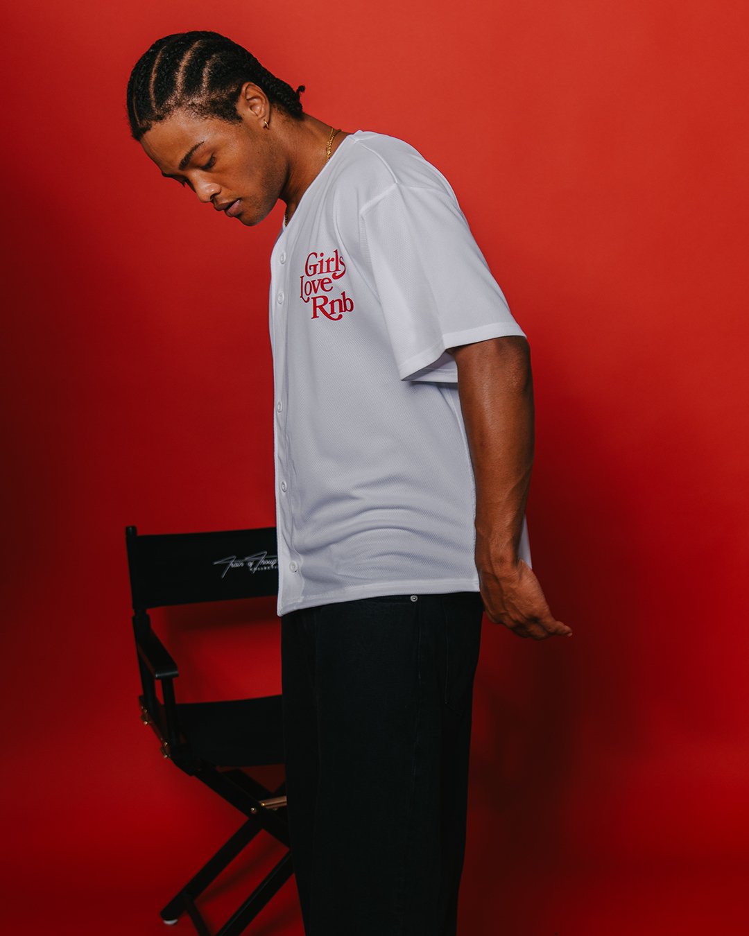 Girls Love Rnb V2 | Cropped Baseball Jersey - trainofthoughtcollective 