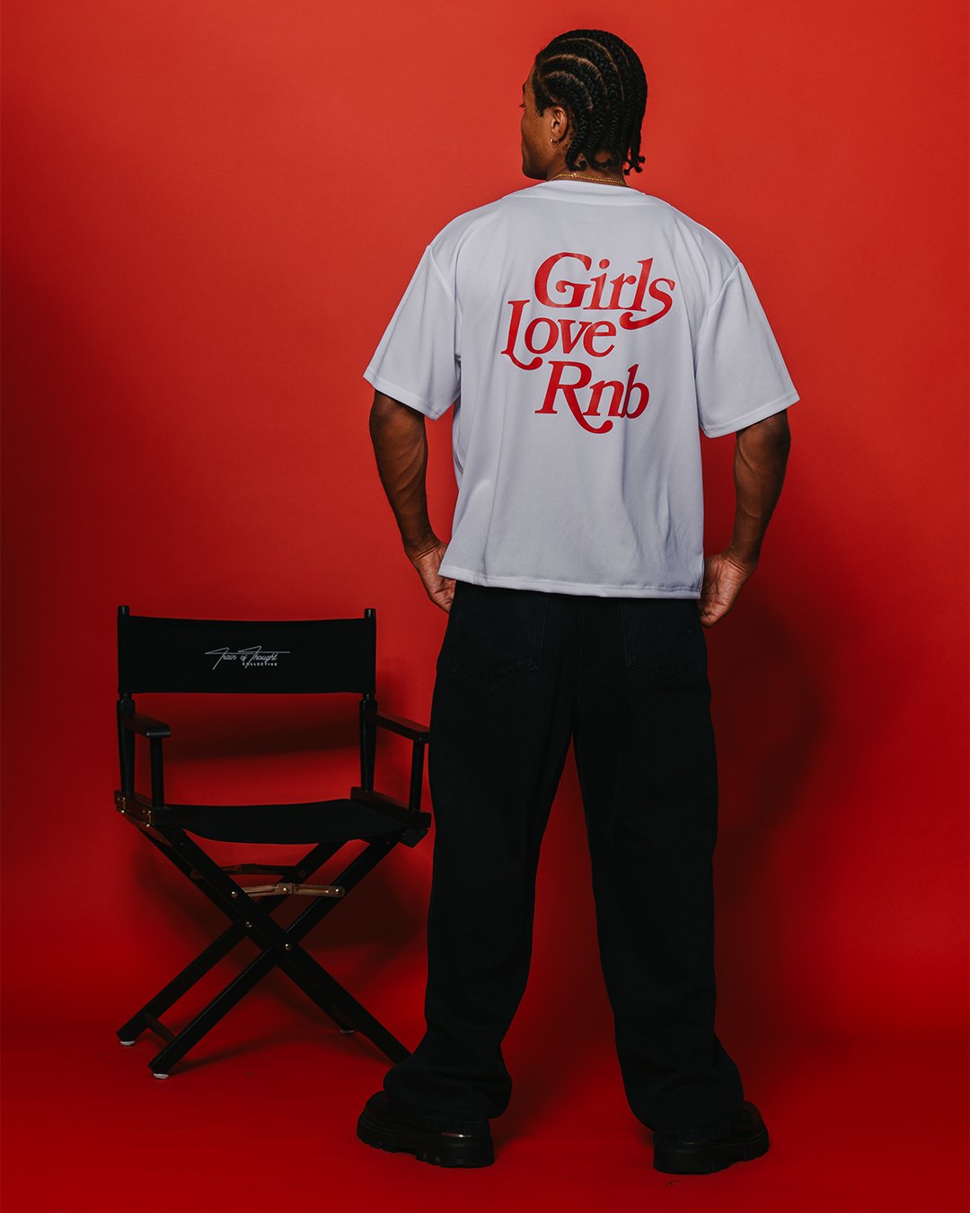 Girls Love Rnb V2 | Cropped Baseball Jersey - trainofthoughtcollective 