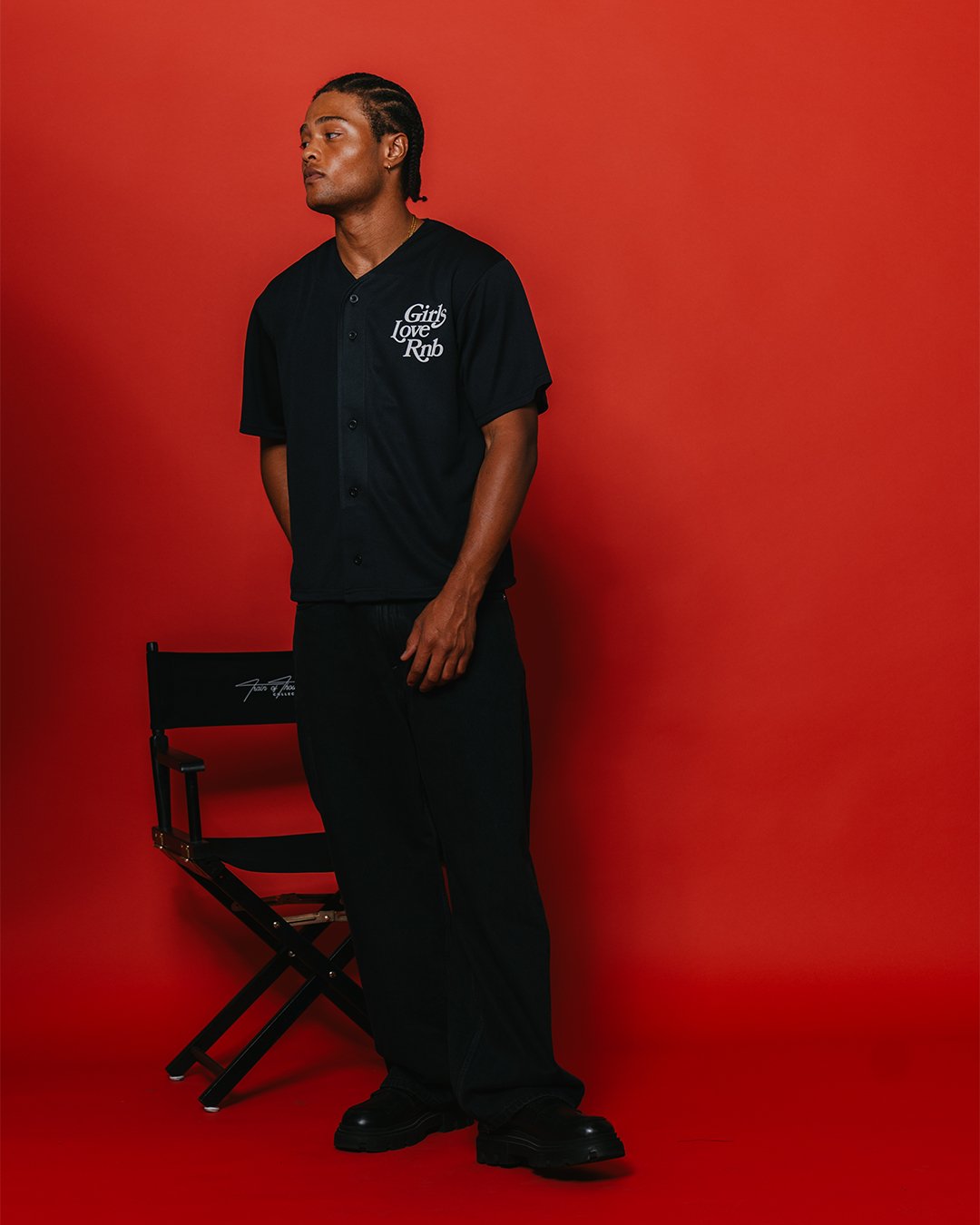 Girls Love Rnb V2 | Cropped Baseball Jersey - trainofthoughtcollective #color_black