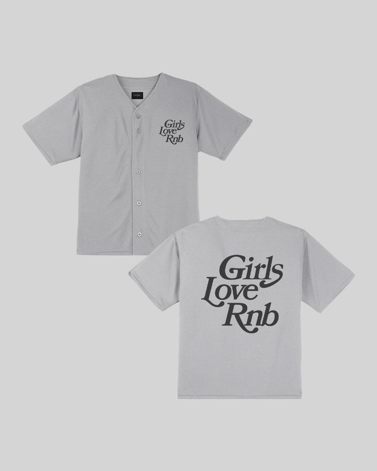 Girls Love Rnb V2 | Cropped Baseball Jersey - trainofthoughtcollective #color_silver