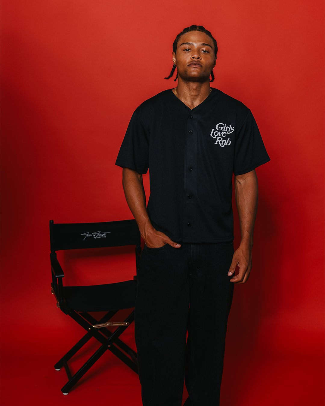 Girls Love Rnb V2 | Cropped Baseball Jersey - trainofthoughtcollective #color_black