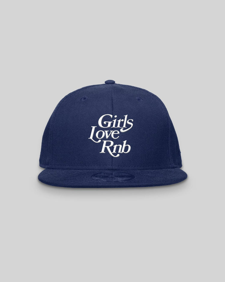 Girls Love Rnb V3 New Era Navy Blue Snapback - trainofthoughtcollective