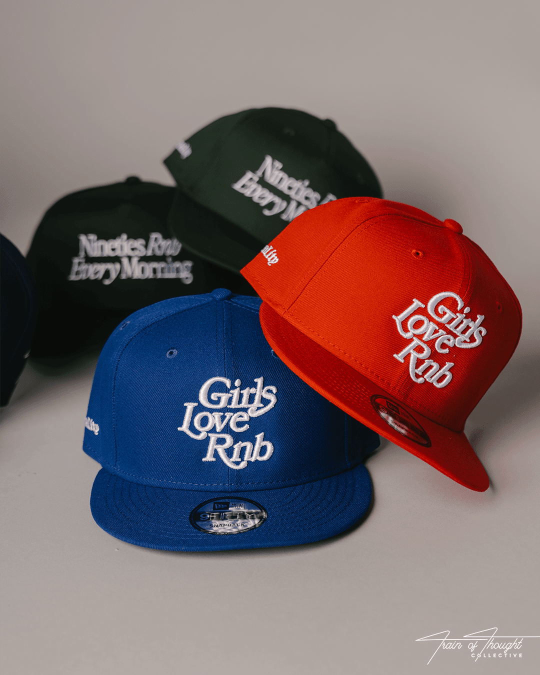Girls Love Rnb V3 | New Era Snapback - trainofthoughtcollective #color_royal-blue