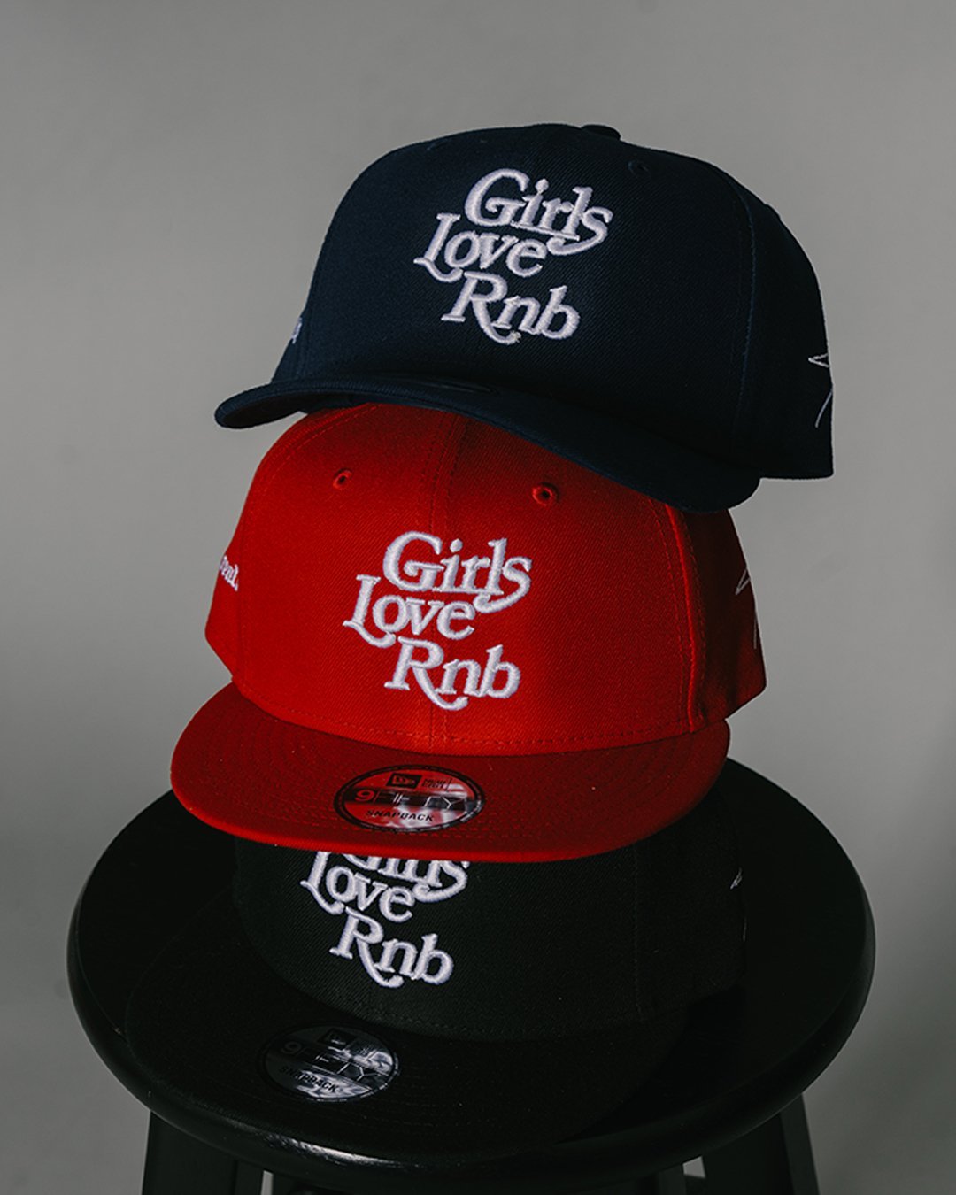Girls Love Rnb V3 | New Era Snapback - trainofthoughtcollective #color_red