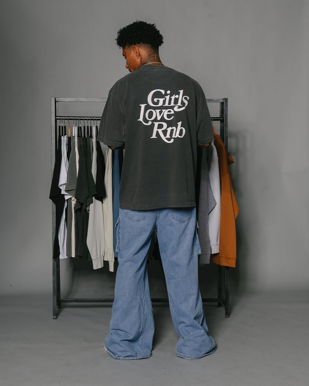 Girls Love Rnb V3 Oversized Shadow Tee - trainofthoughtcollective