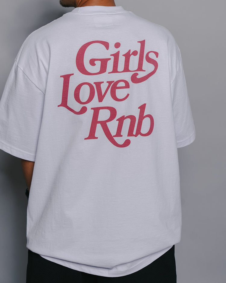 Girls Love Rnb White Tee - trainofthoughtcollective