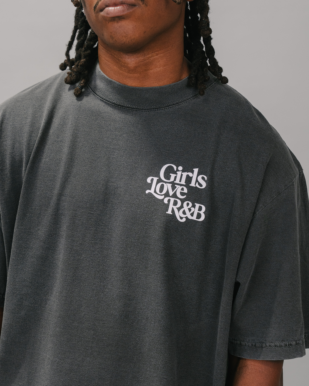 Girls Love R&amp;B V1 | Oversized Shadow Graphic Tee