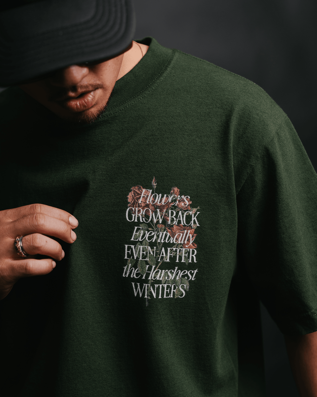 Growth Eventually V2 Green Tee - trainofthoughtcollective