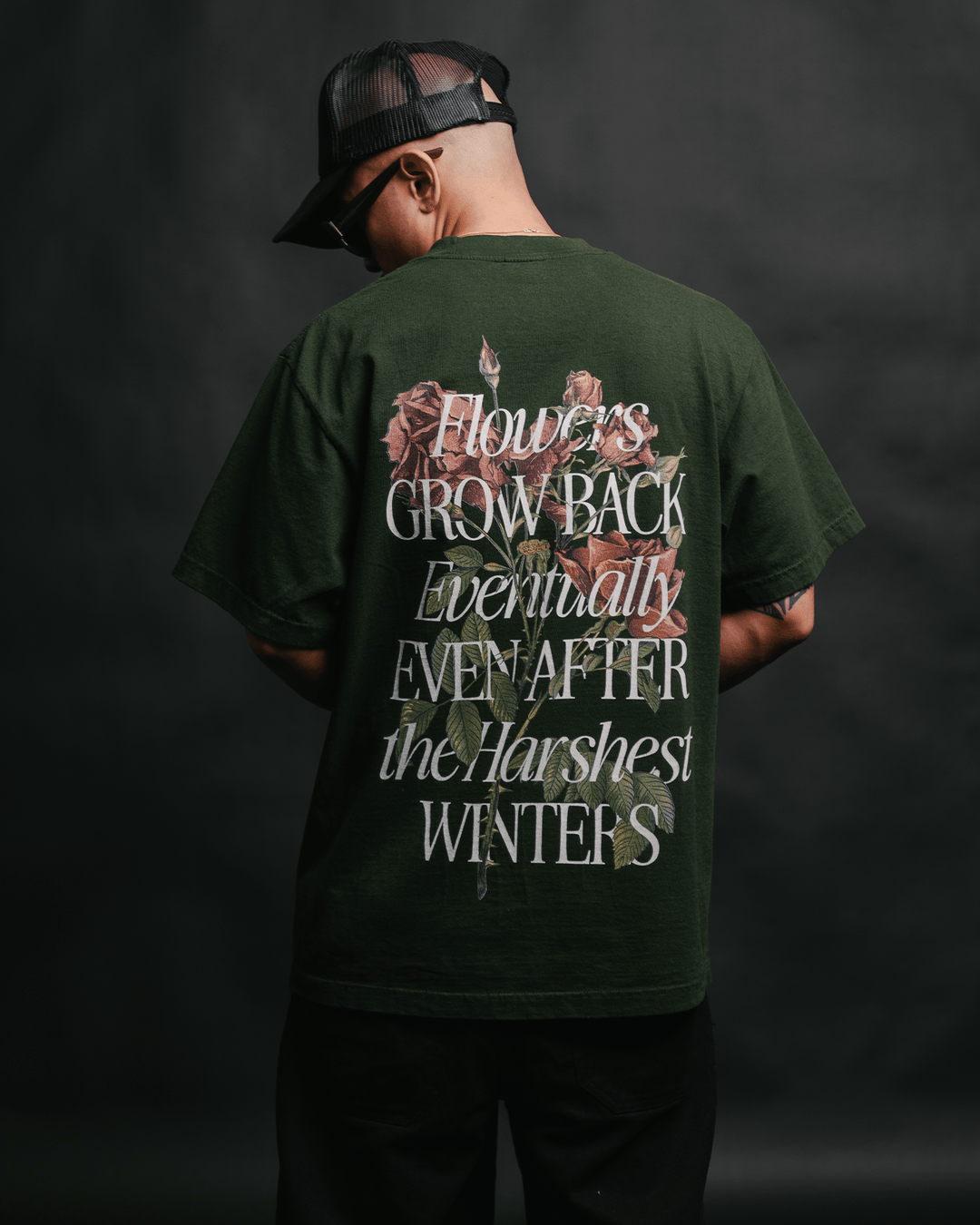 Growth Eventually V2 Green Tee - trainofthoughtcollective