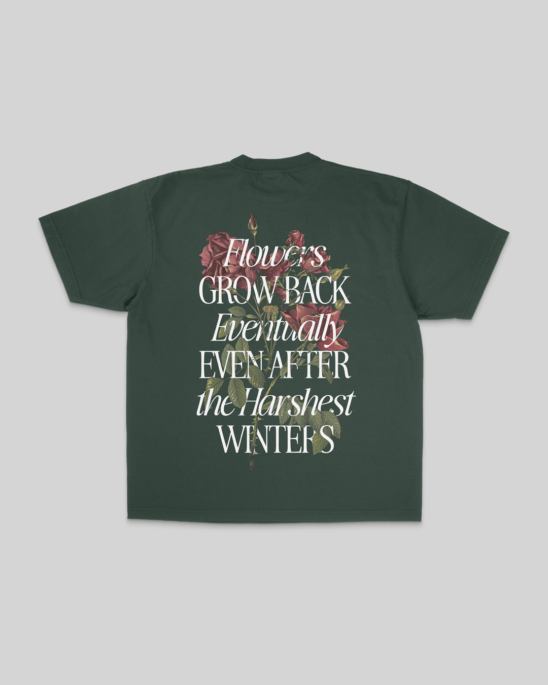 Growth Eventually V2 Green Tee - trainofthoughtcollective