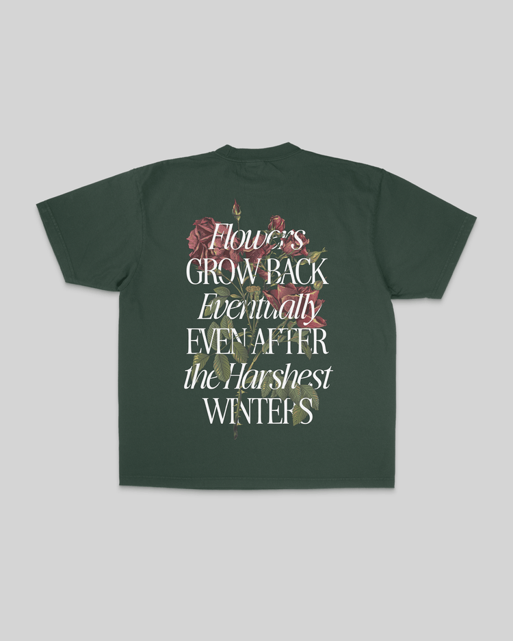 Growth Eventually V2 Green Tee - trainofthoughtcollective