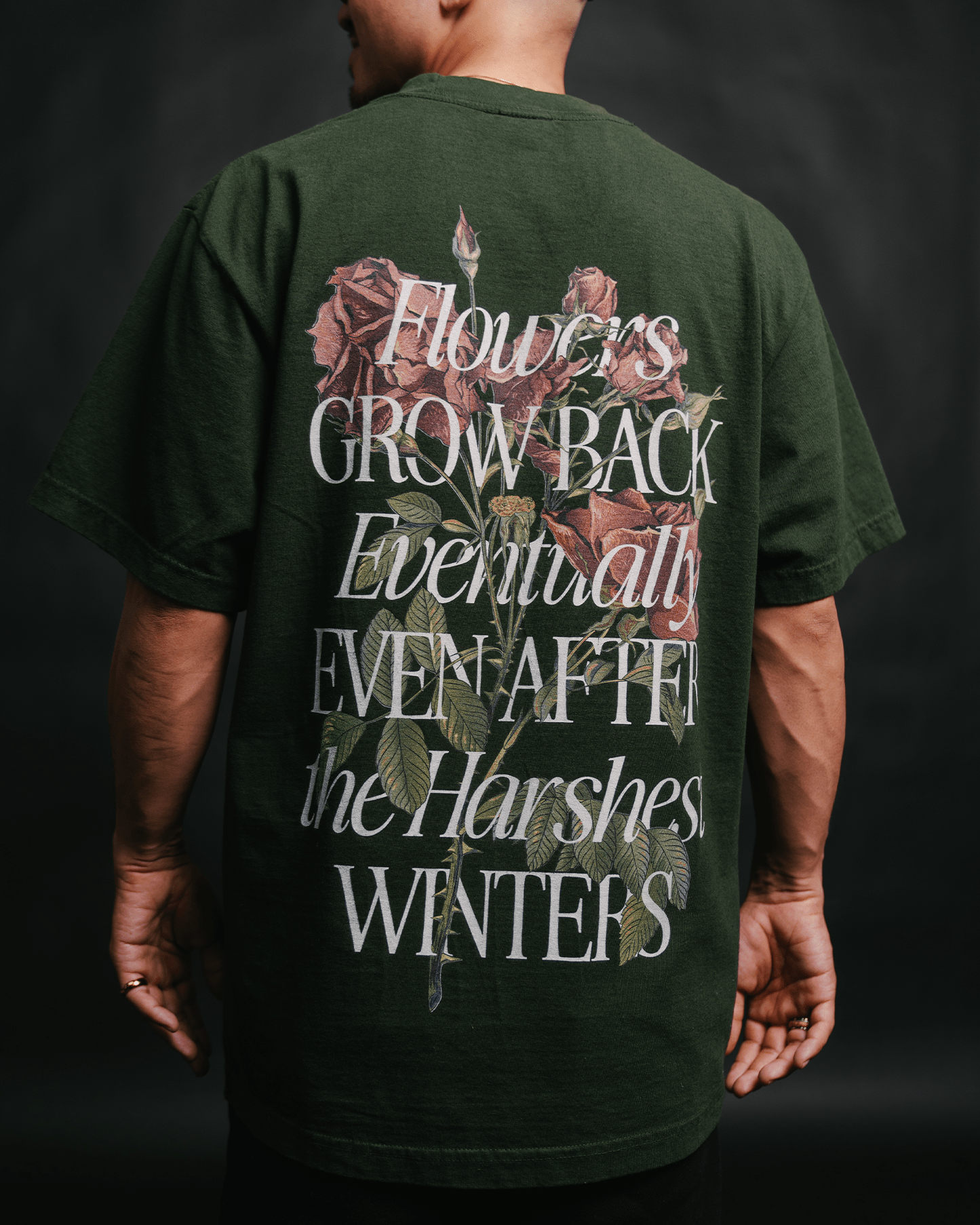 Growth Eventually V2 Green Tee - trainofthoughtcollective