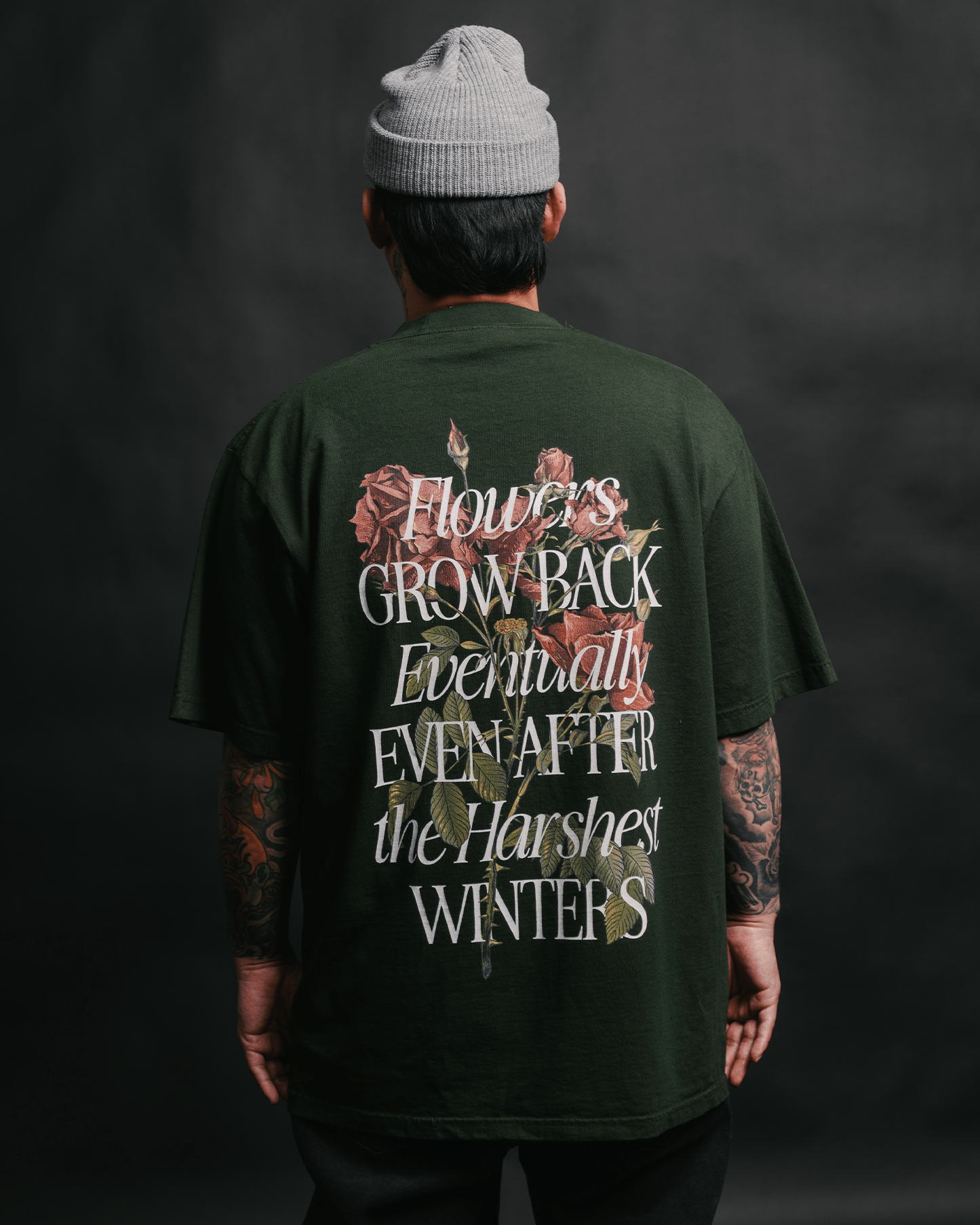 Growth Eventually V2 Green Tee - trainofthoughtcollective