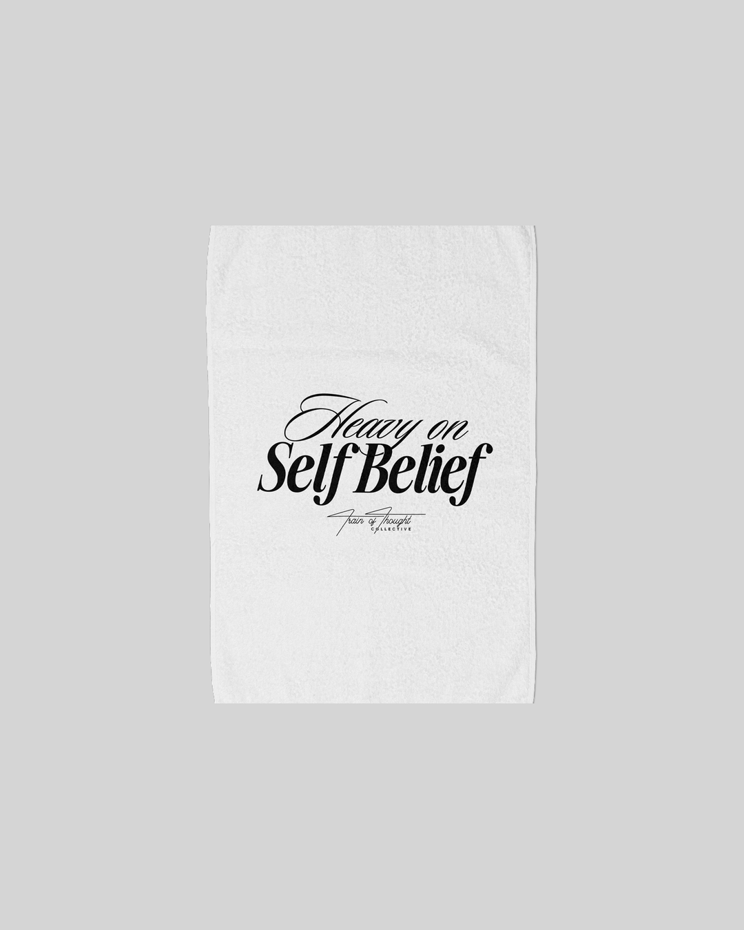 🎁 Heavy on Self Belief Gym Towel (100% off) - trainofthoughtcollective
