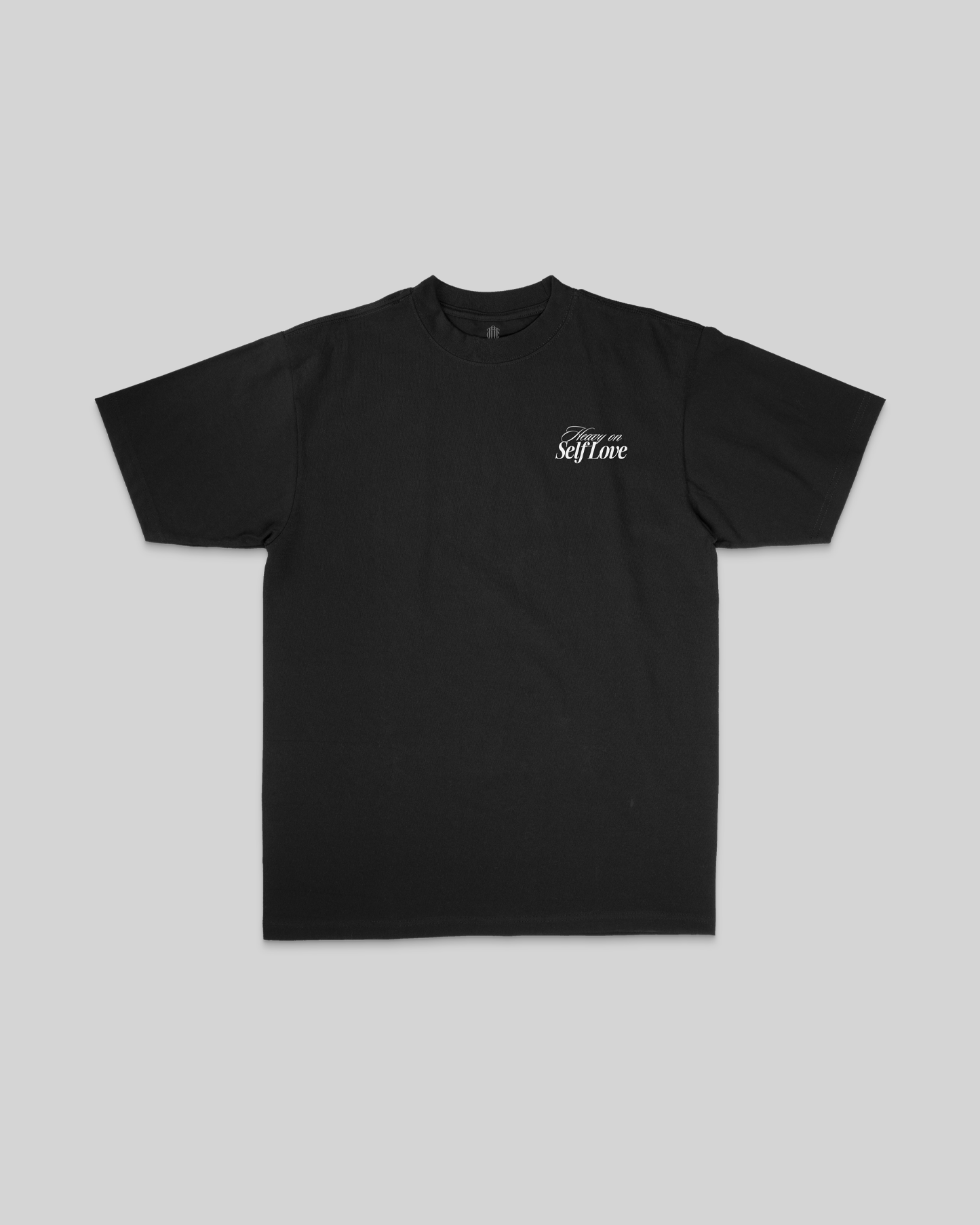 Heavy On Self Love Black Tee - trainofthoughtcollective