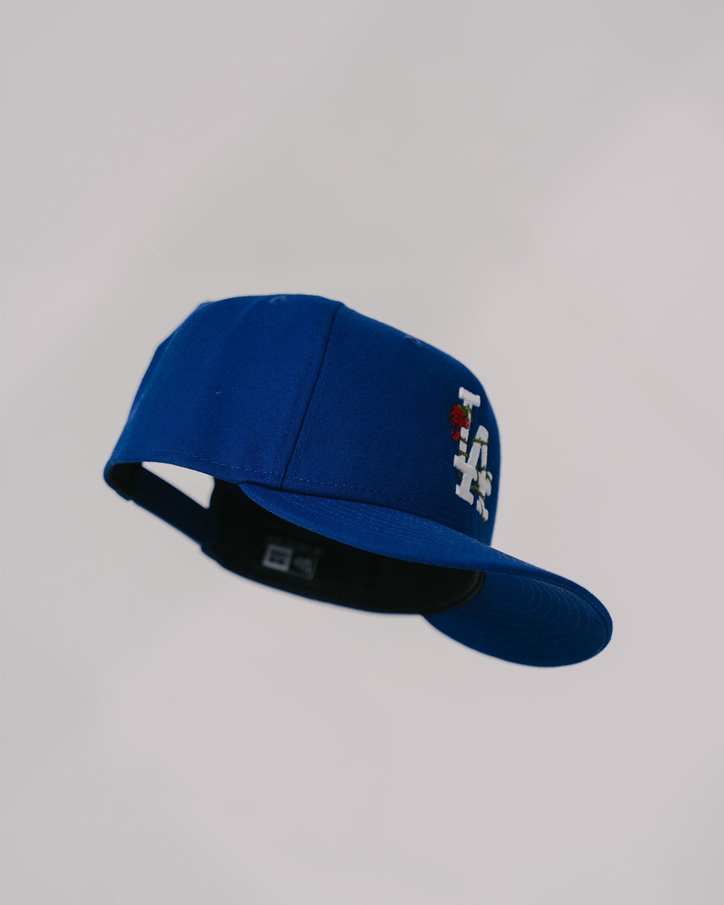 LA City Rose Royal Blue New Era Hat Snapback - trainofthoughtcollective