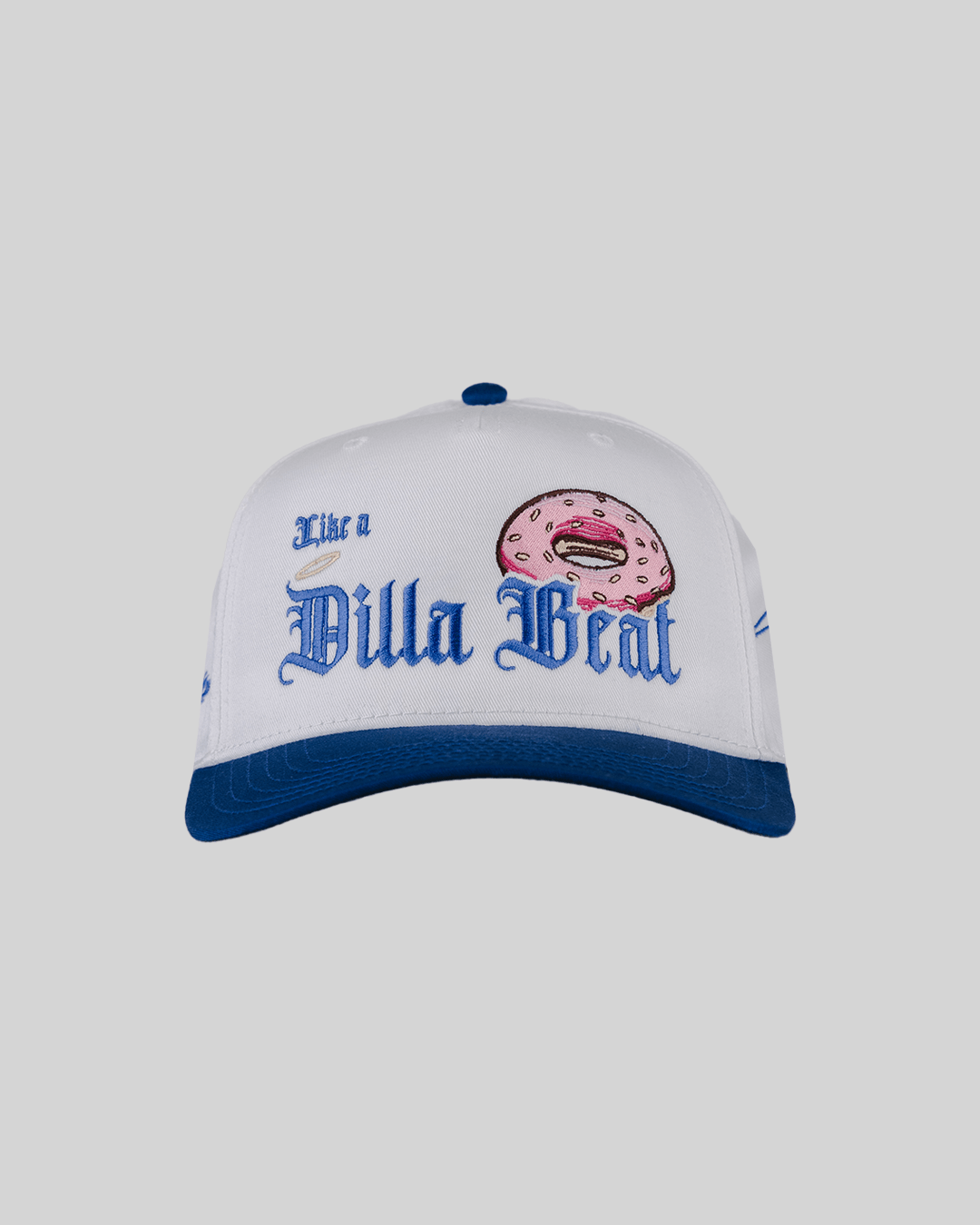 Like a Dilla Beat Royal/White Snapback - trainofthoughtcollective