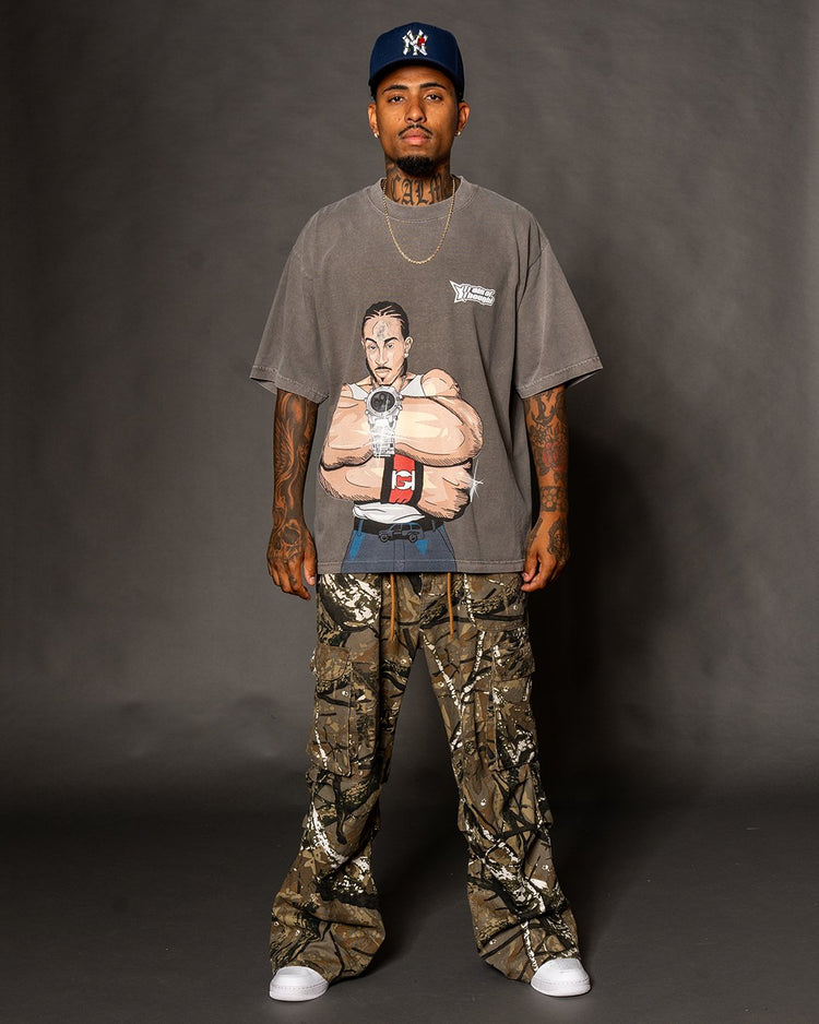 Luda Oversized Cement Tee - trainofthoughtcollective