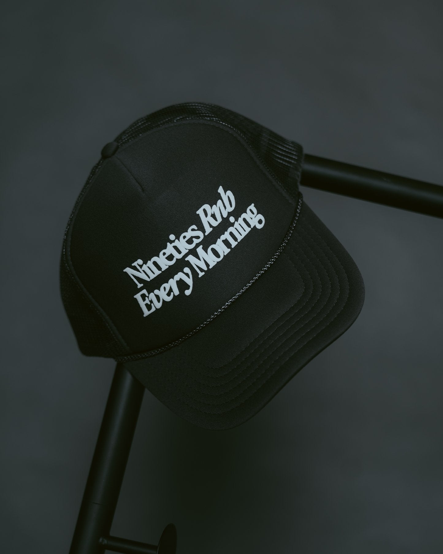 Lyrics Matter Black Trucker Hat - trainofthoughtcollective