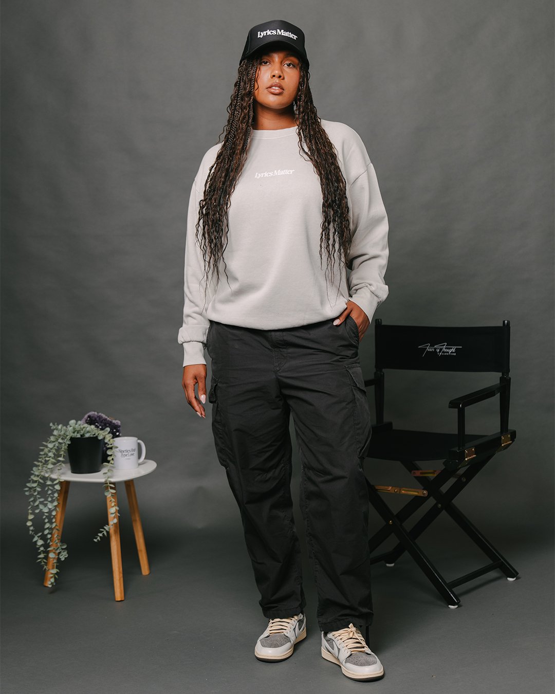Lyrics Matter | Crewneck Sweatshirt - trainofthoughtcollective