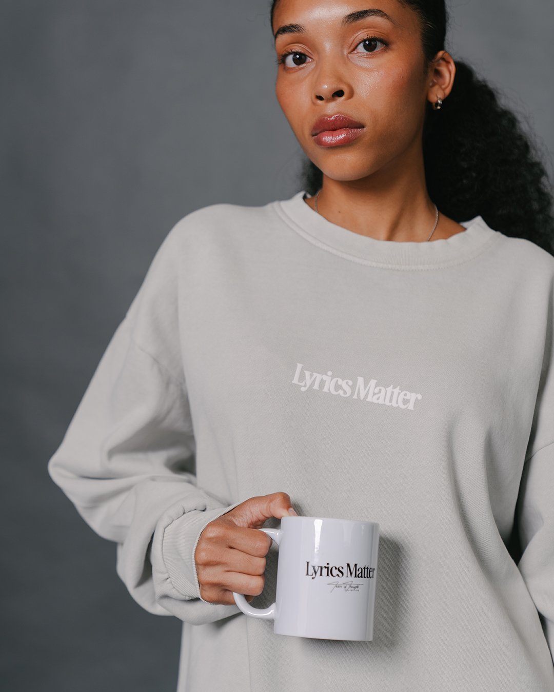 Lyrics Matter White Coffee Mug - trainofthoughtcollective