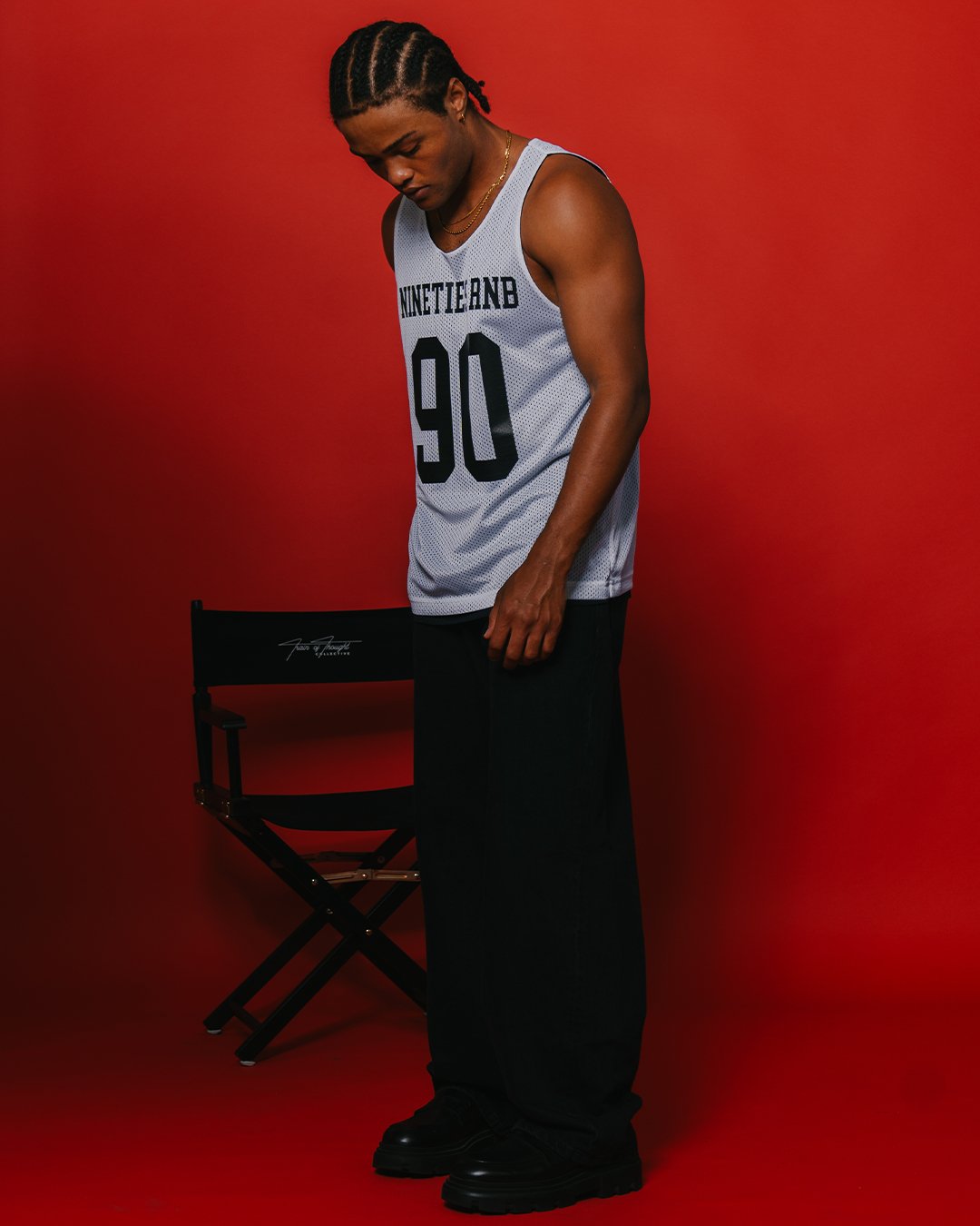 Nineties Rnb Every Morning Black Reversible Mesh Basketball Jersey - trainofthoughtcollective